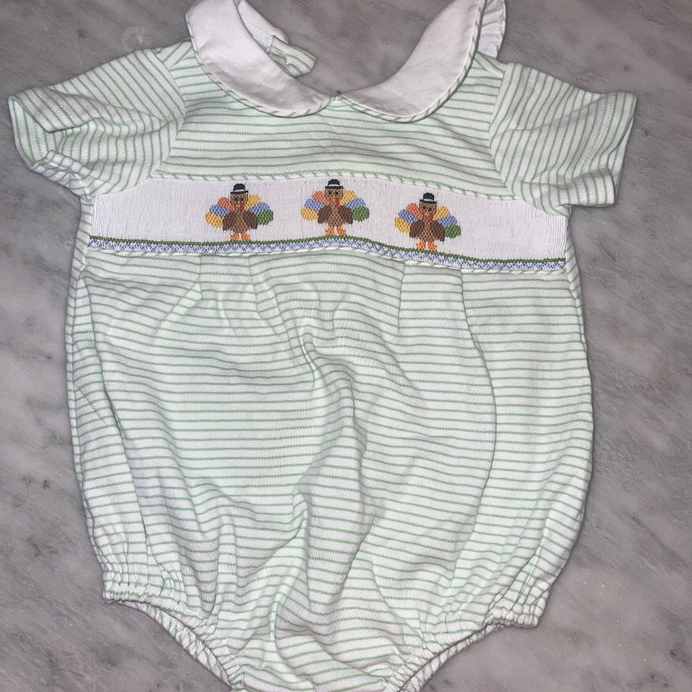 Petit Bebe size 18m Thanksgiving Turkey bubble